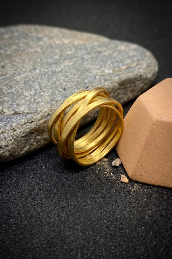 Golden Layer Ring
