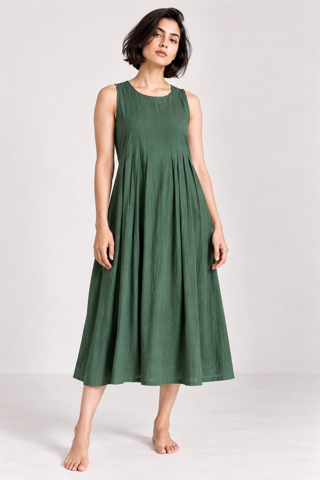 Emerald Flow Dress