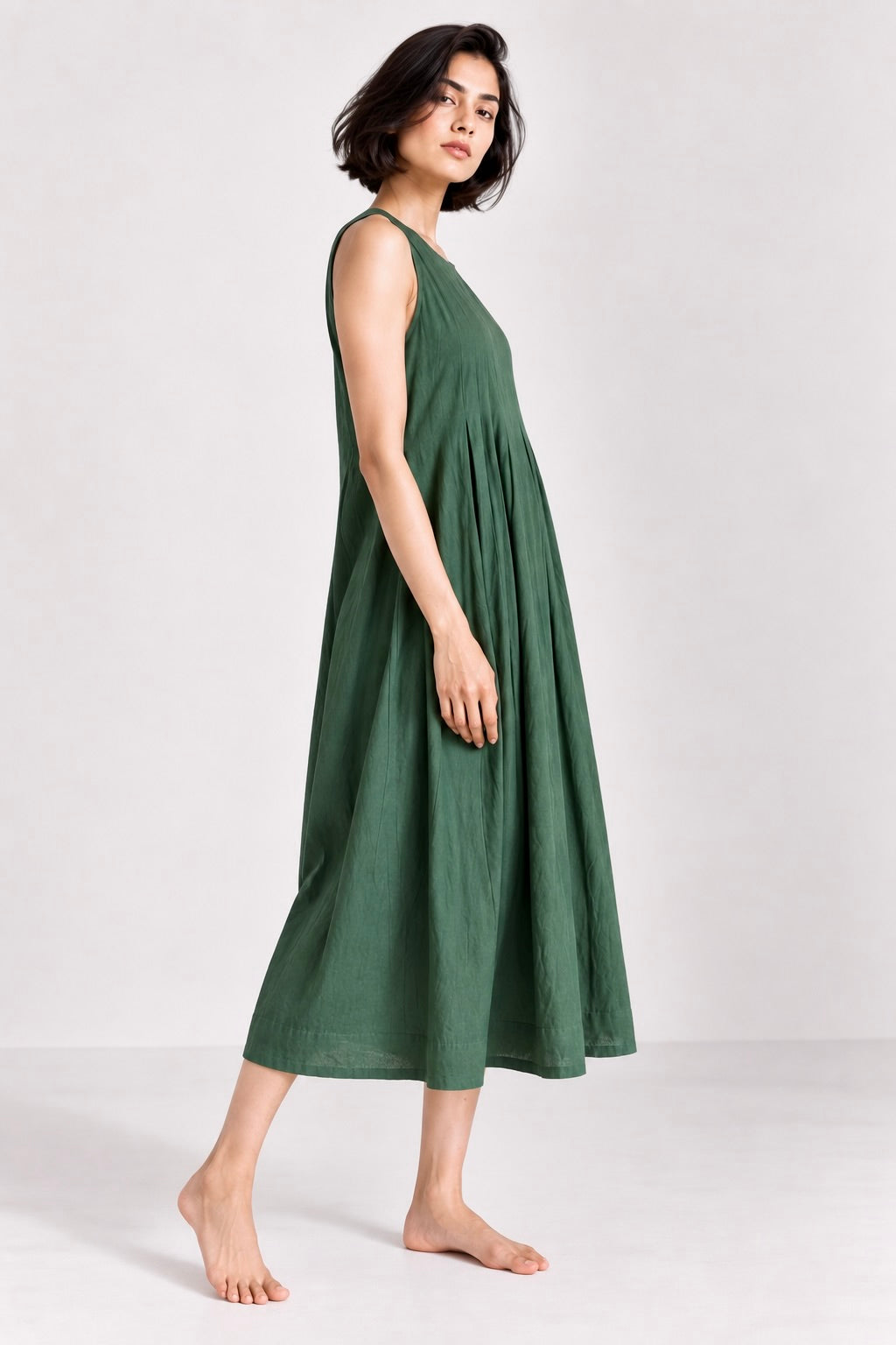 Emerald Flow Dress