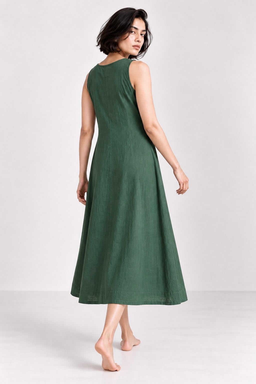 Emerald Flow Dress