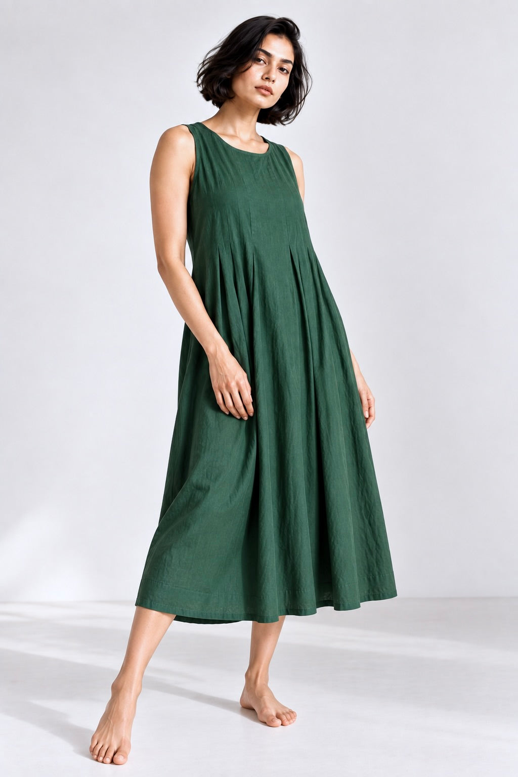Emerald Flow Dress