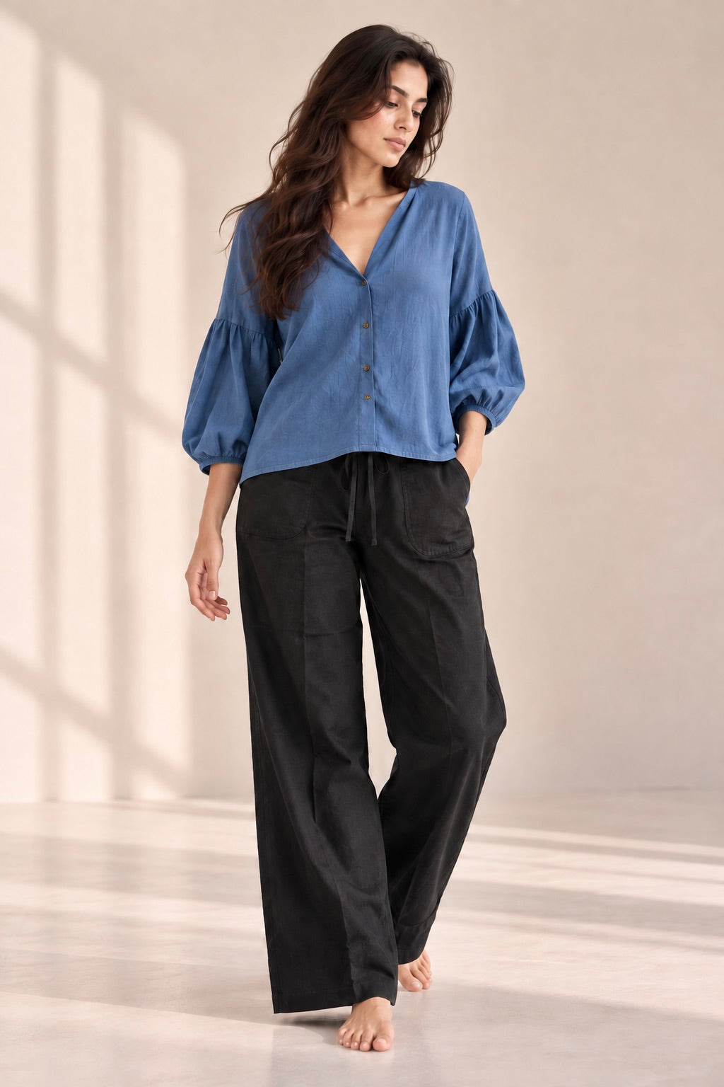 Black Stone Pants