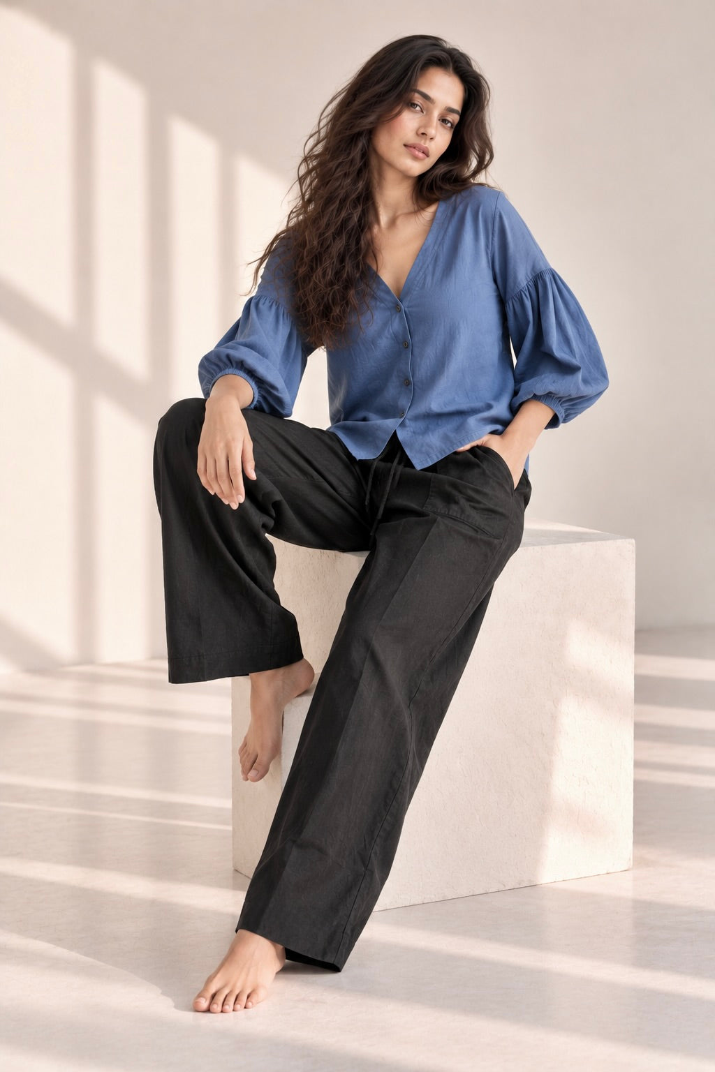 Black Stone Pants