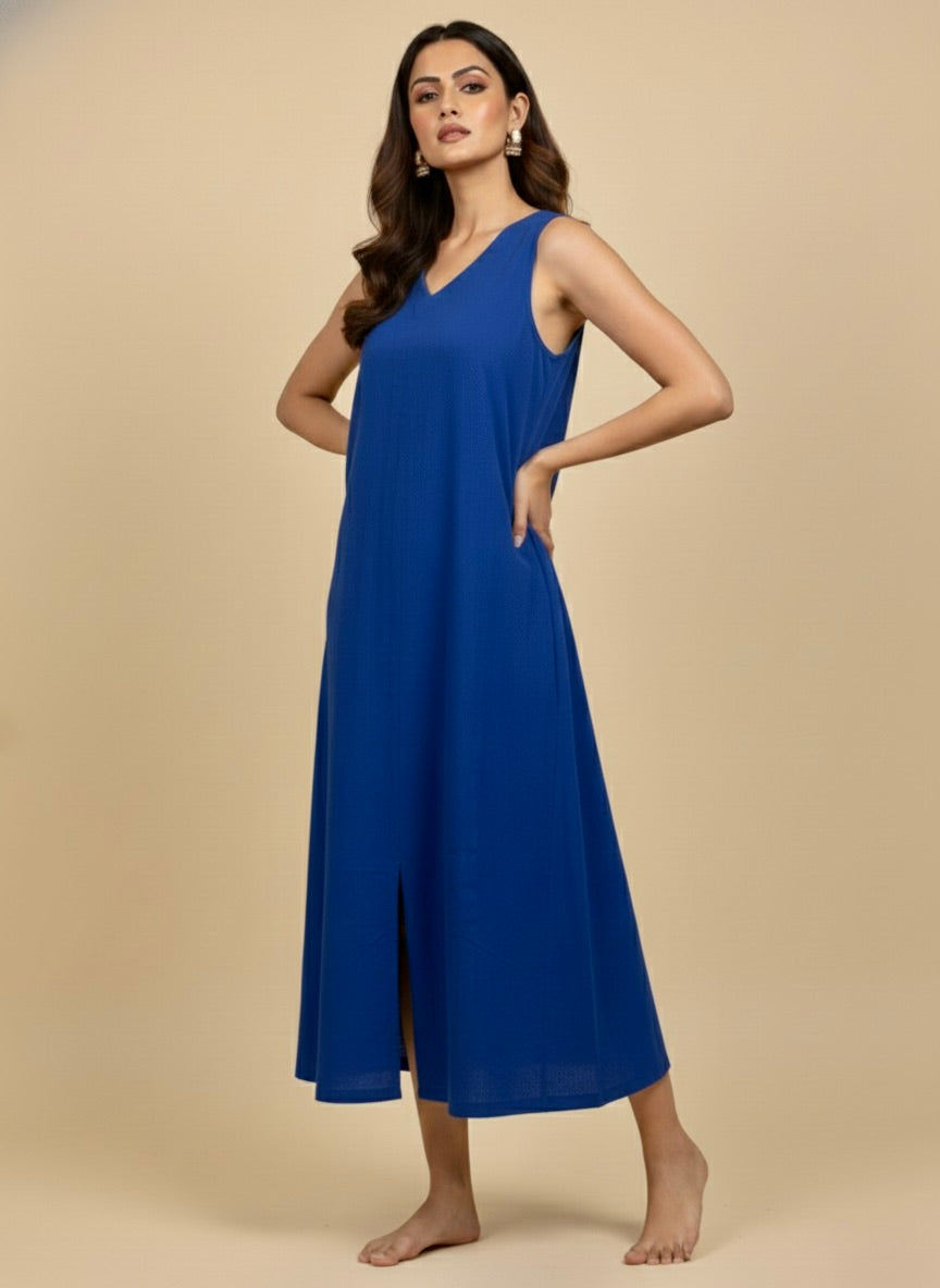 Indigo Breeze Dress