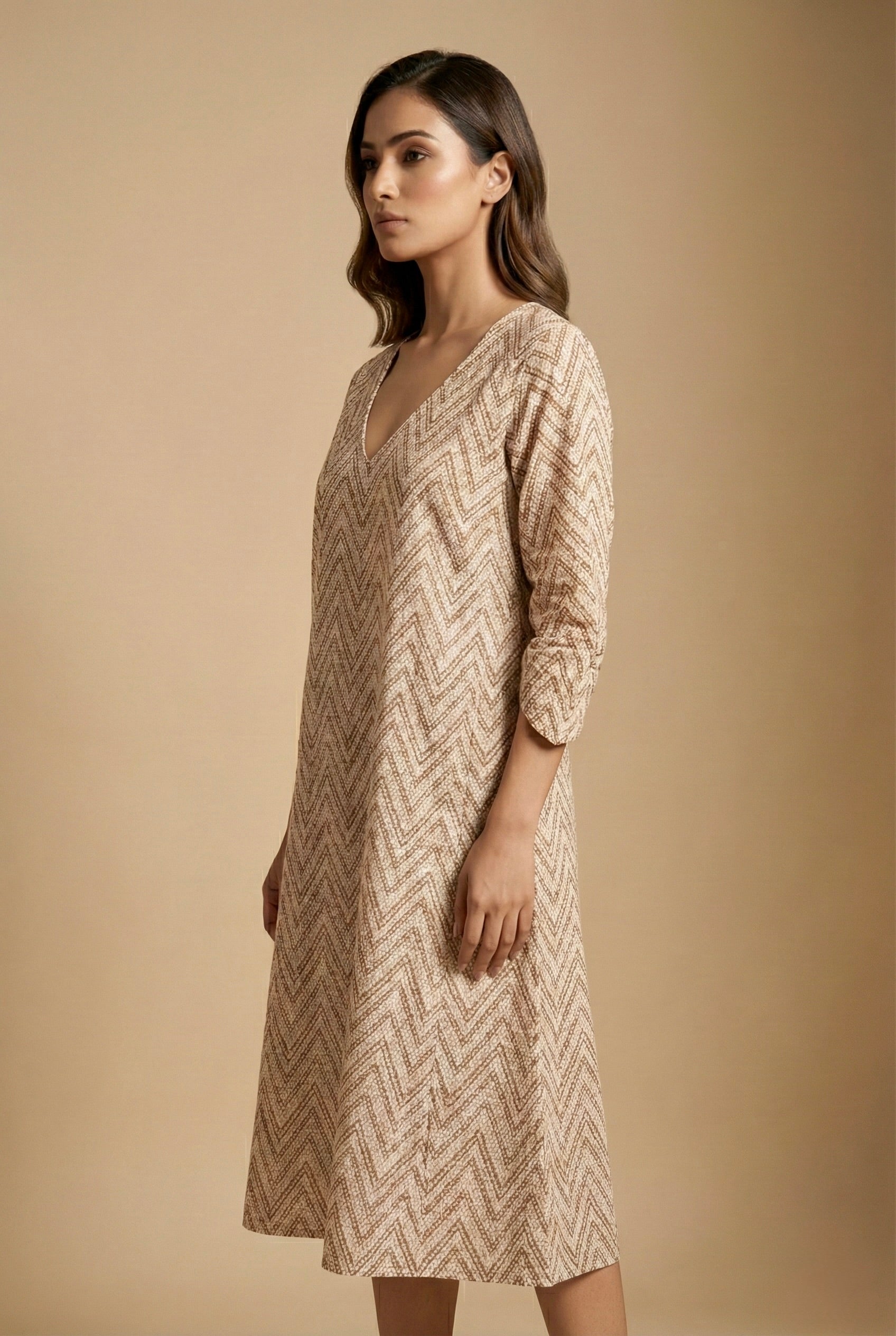 Chevron Print Dress
