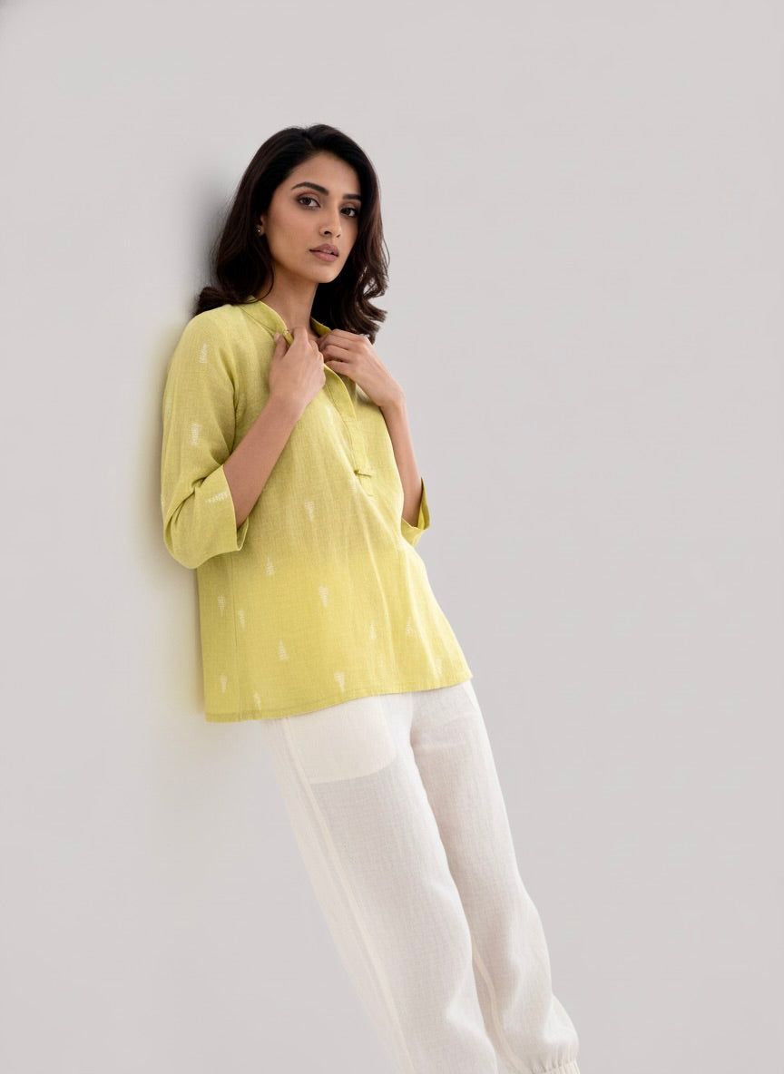 Lime Whisper Top