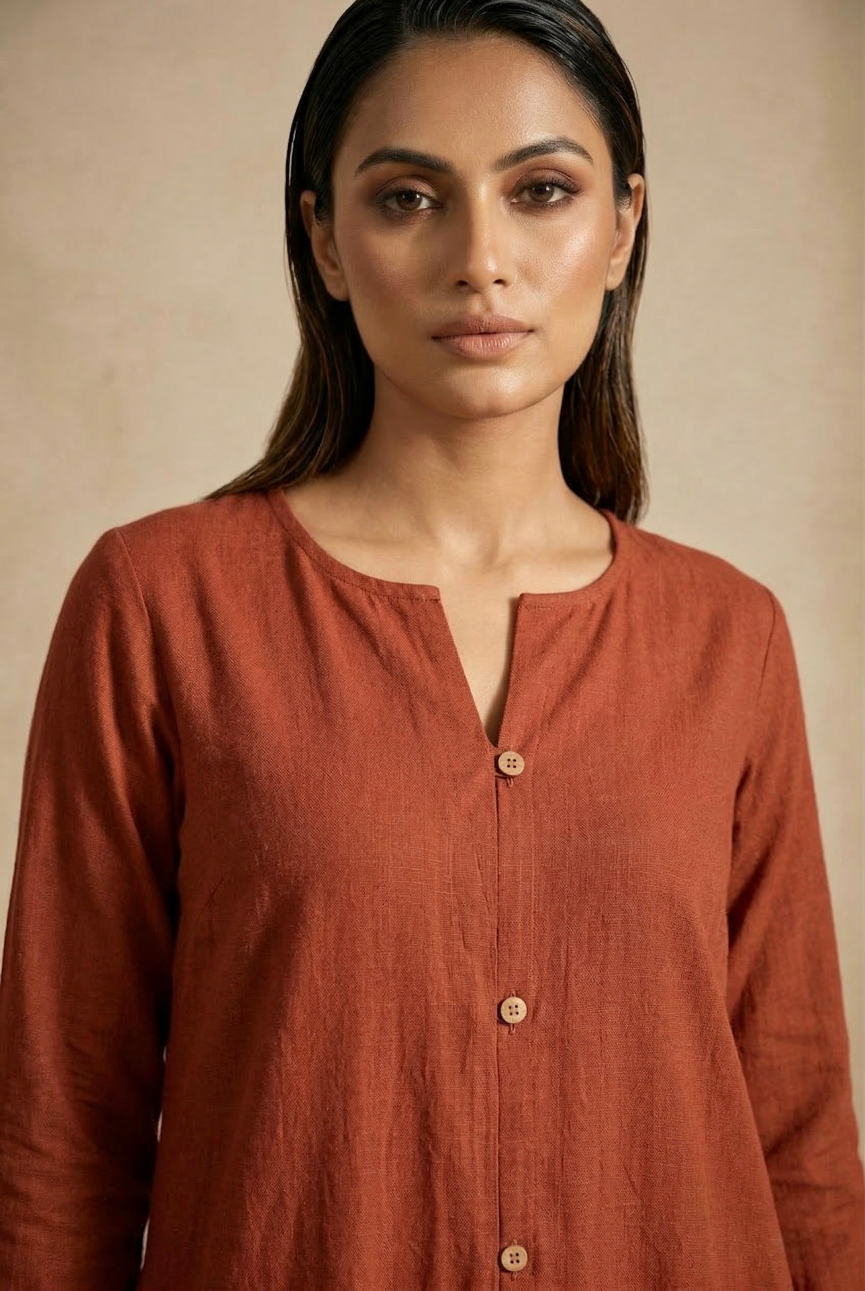 Rust Poise Dress