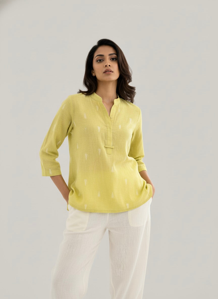 Lime Whisper Top