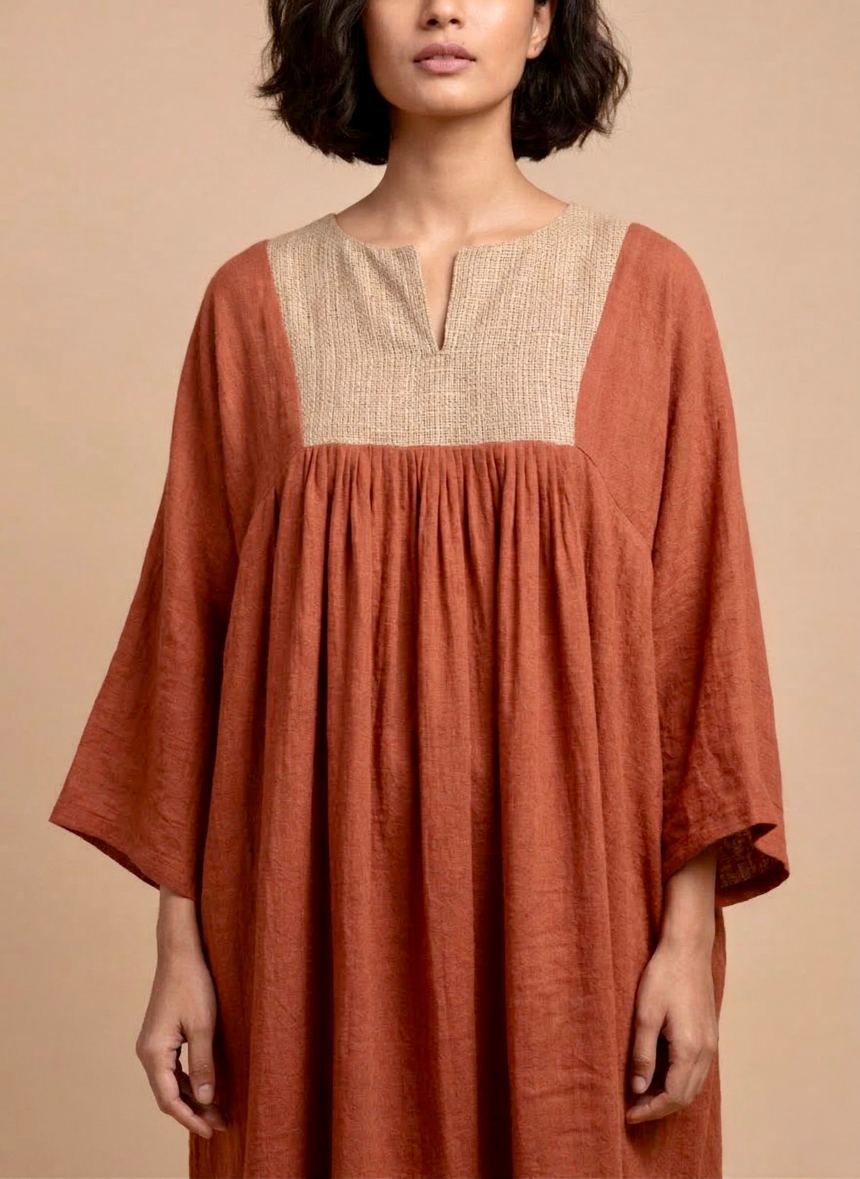 Terra Rust Relaxed Dress
