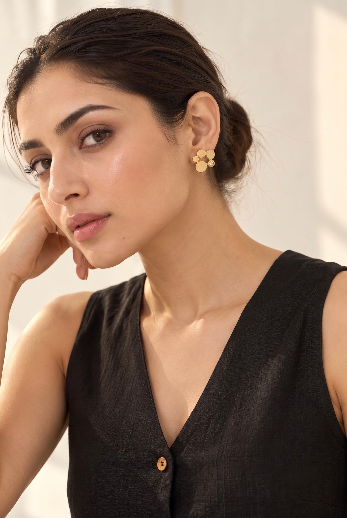 Muse Disc Earrings