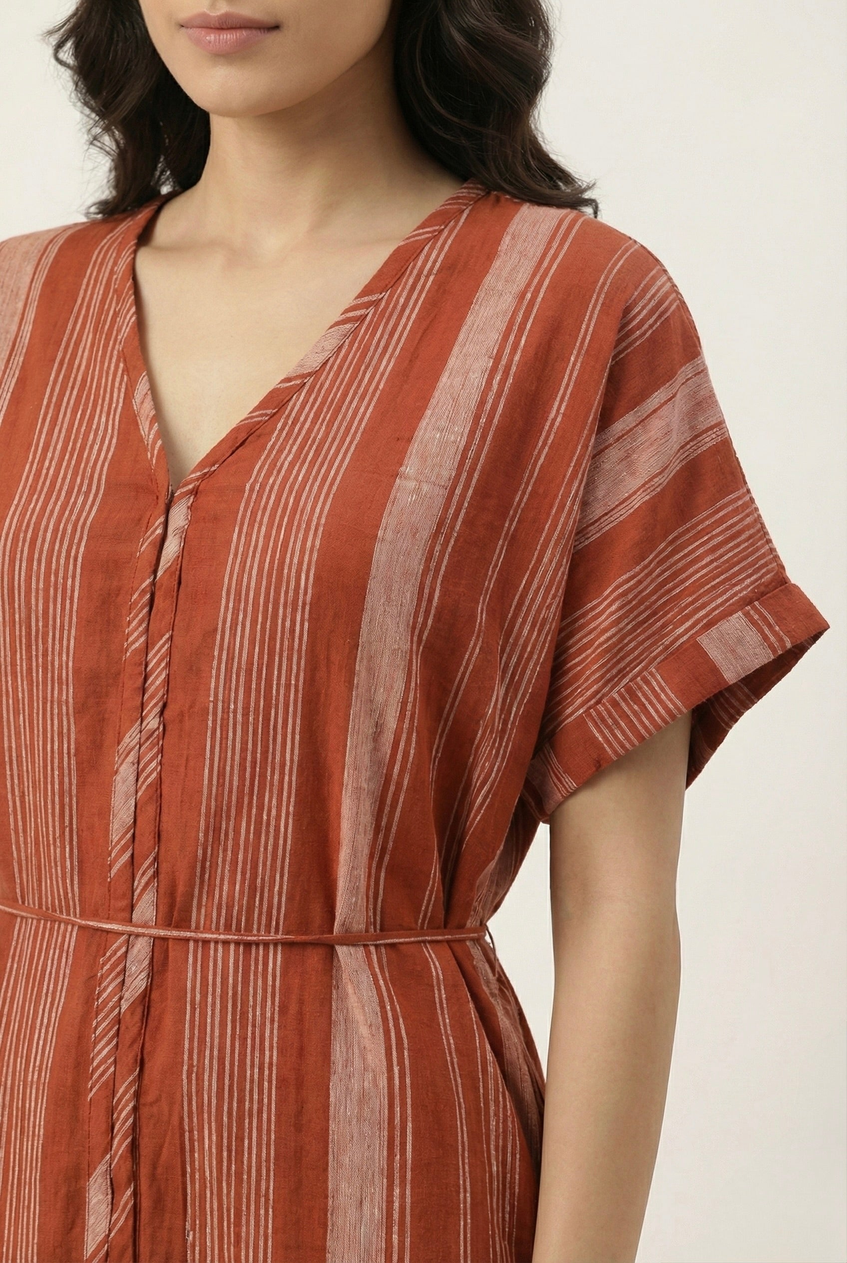 Rust Lines Freeflow Dress