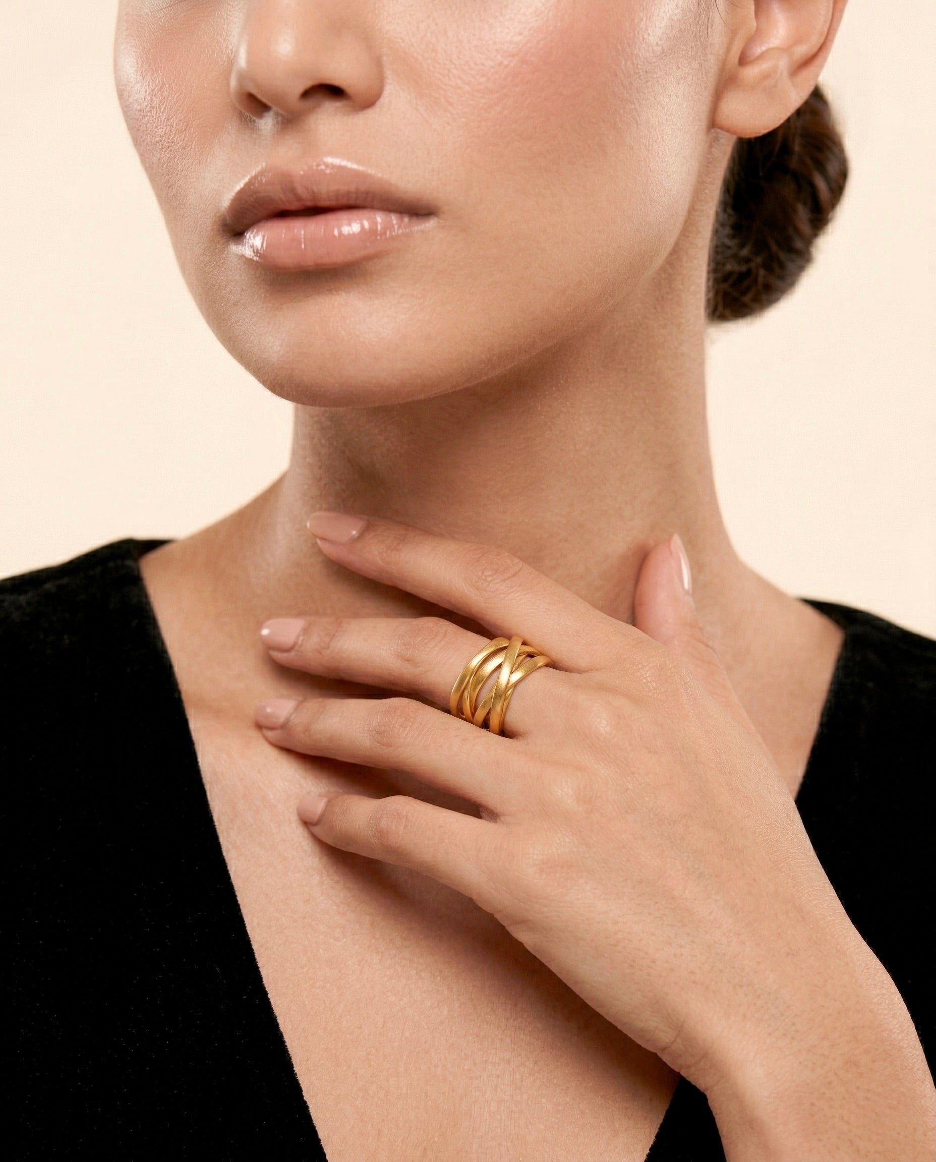 Golden Layer Ring