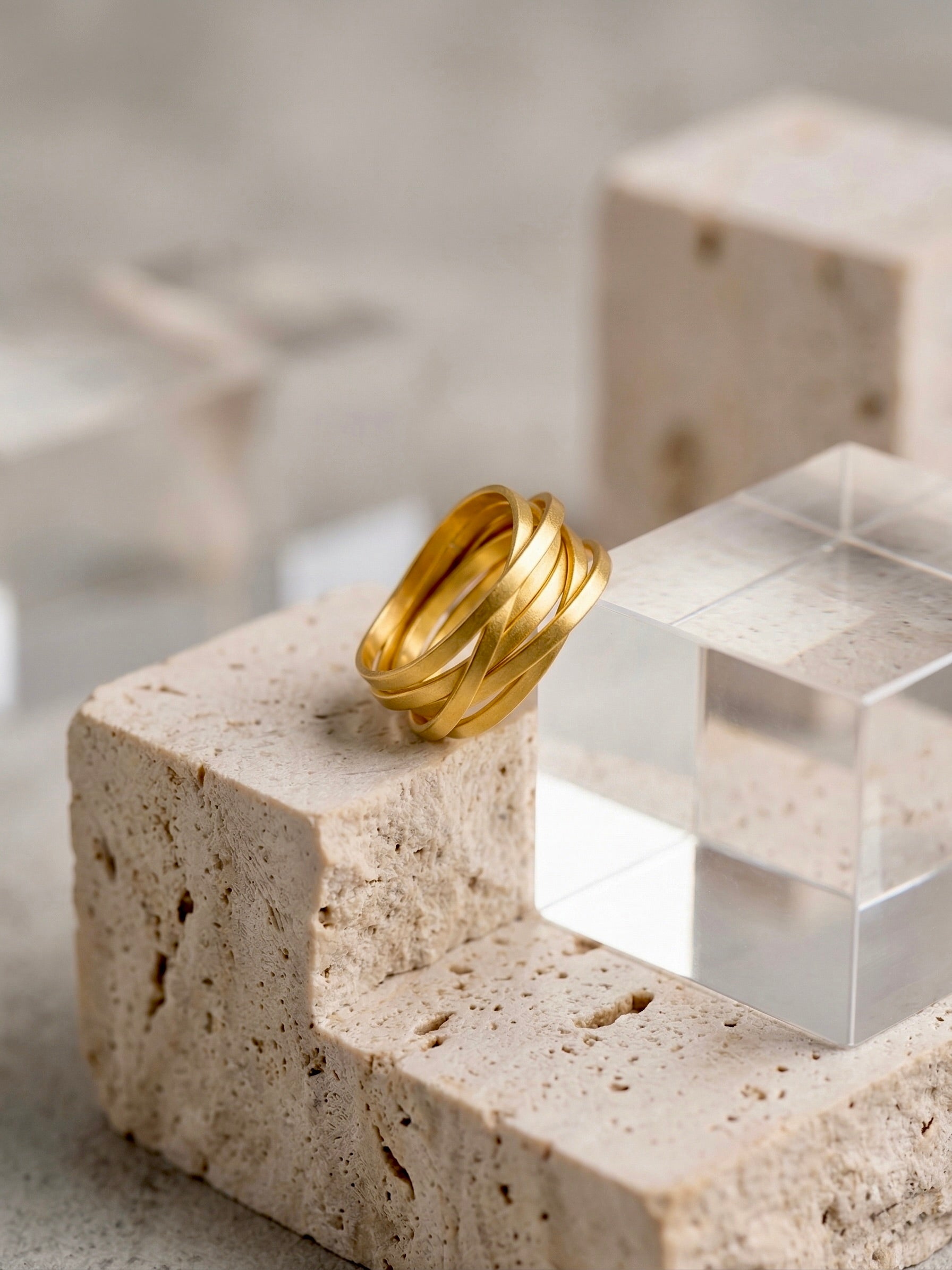 Golden Layer Ring