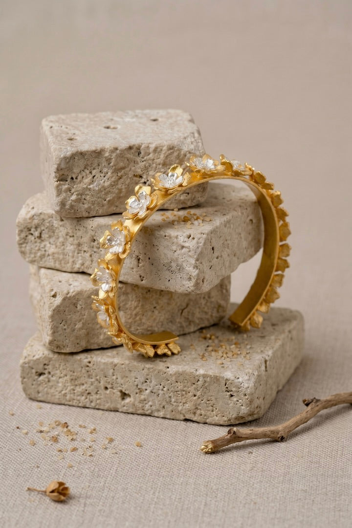 Petal Crest Cuff