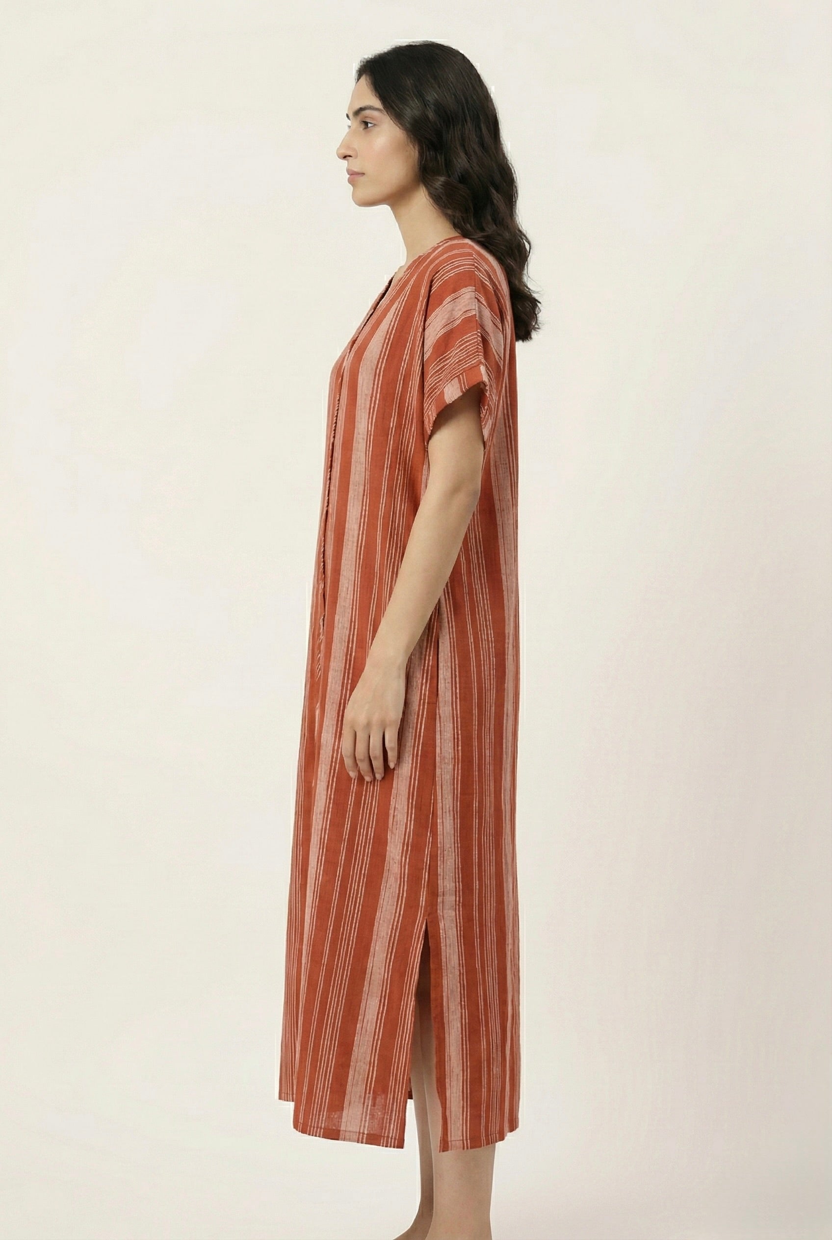 Rust Lines Freeflow Dress
