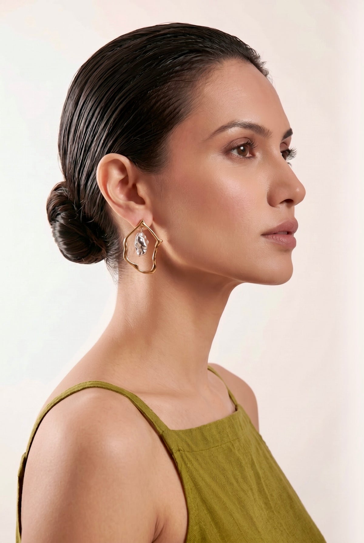 Silver Nest Earring