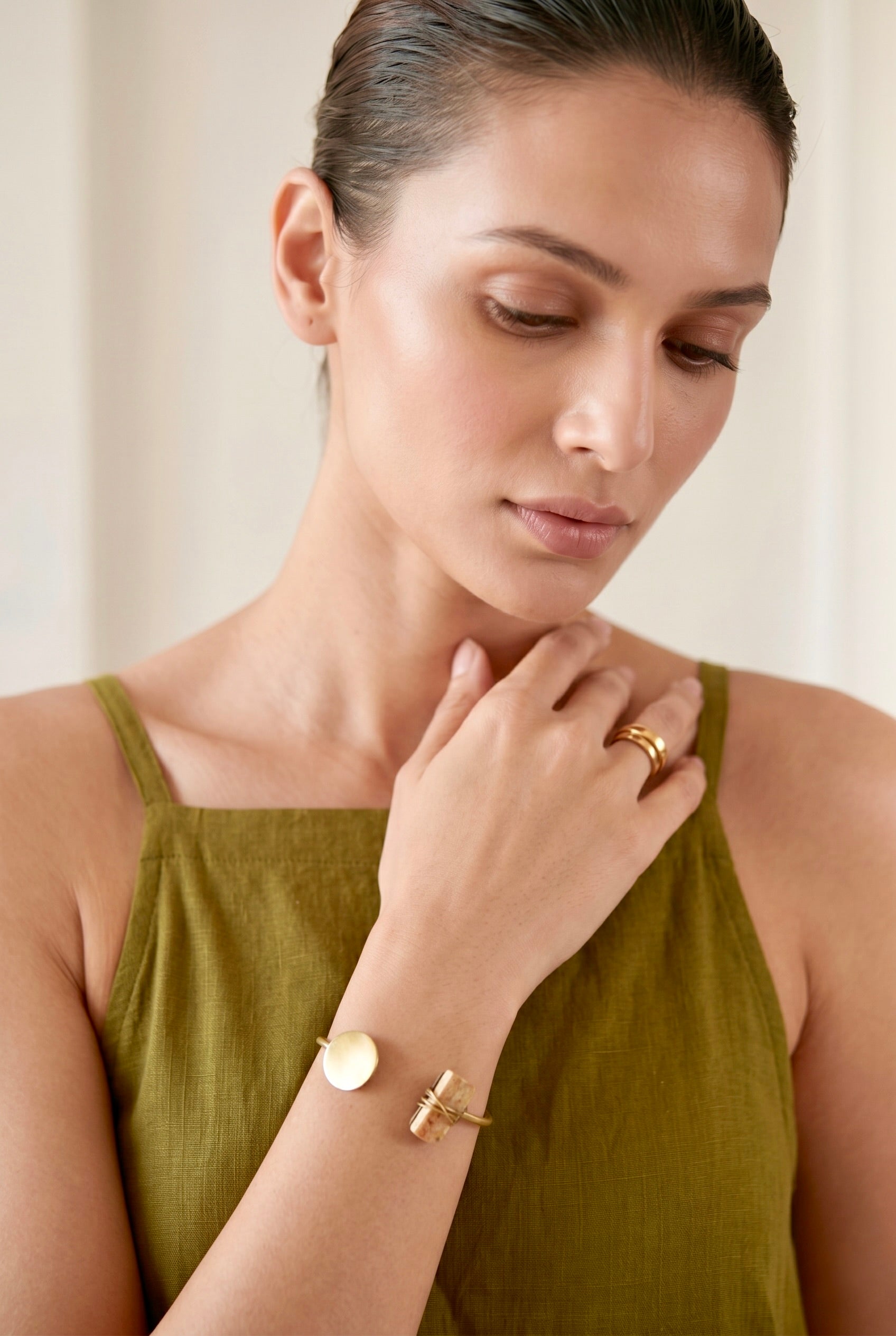 Sun Ceramic Cuff