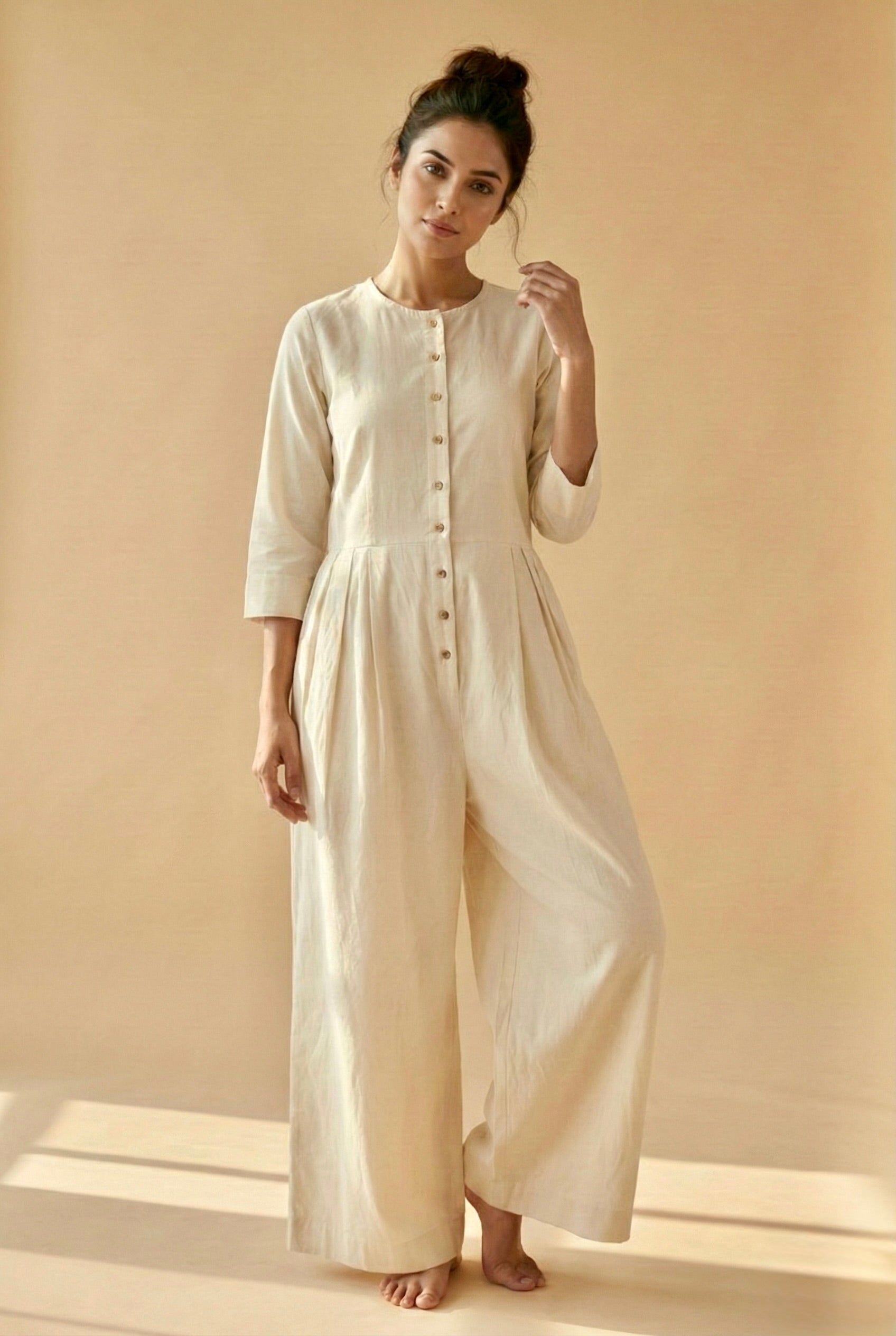 Ivory Edge Jumpsuit