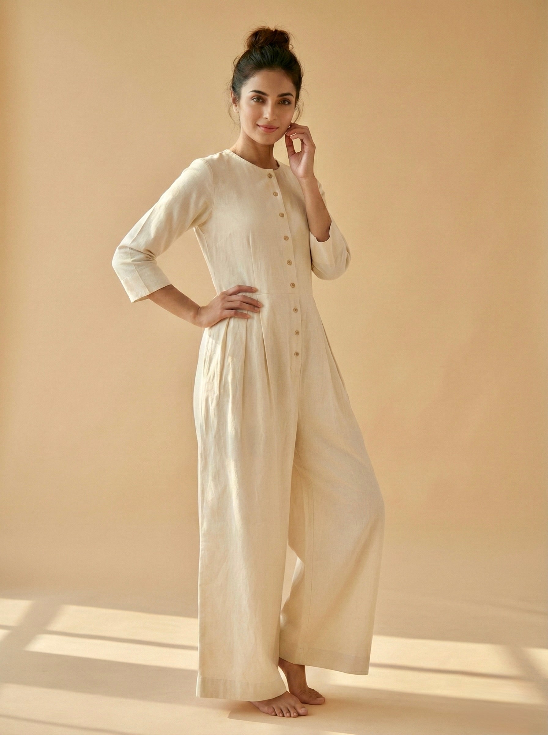 Ivory Edge Jumpsuit